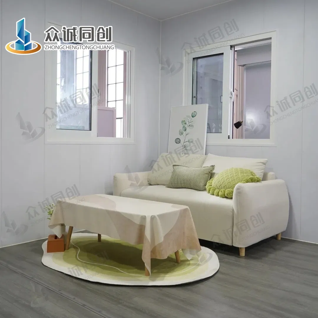 Color Steel Mobile House with Insulated Aluminum Alloy Profiles for Family House