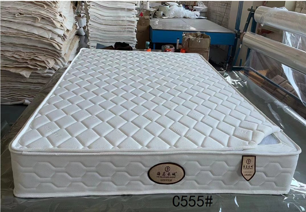 Home Furniture Luxury Natural Latex Euro Top Double Queen King Size Pocket Spring Foam Mattress Bedroom