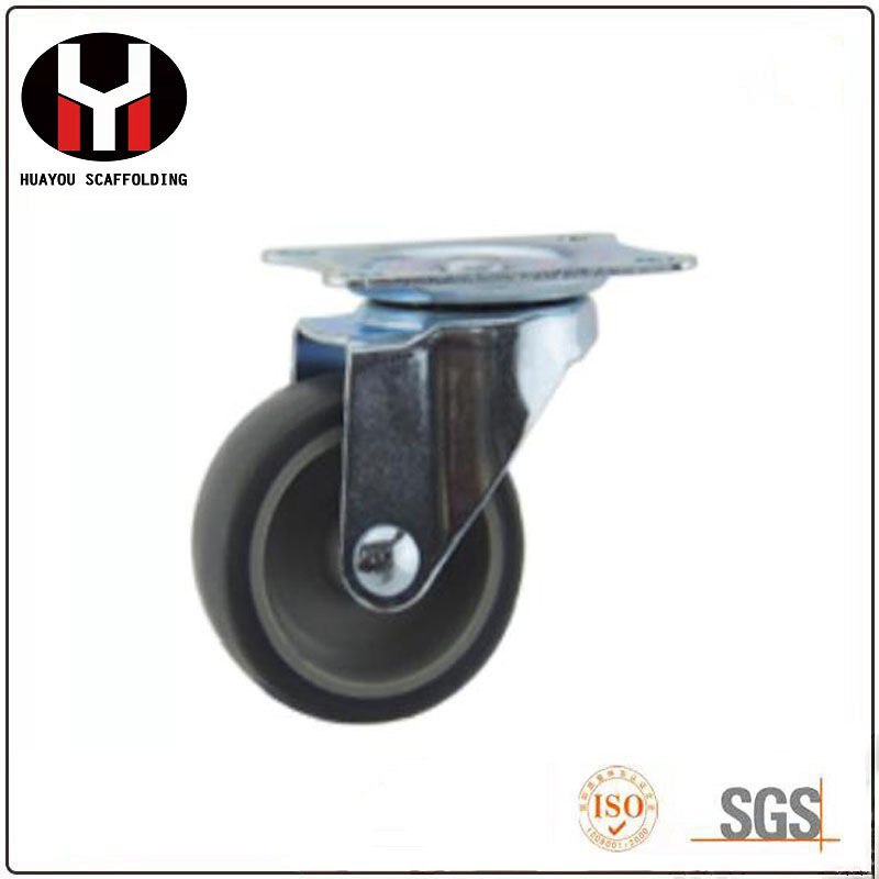 Factory Price Light Type Adjustable Scaffold Caster 6 Inch 8 Inch Wheel PVC Caster Wheel for Sale