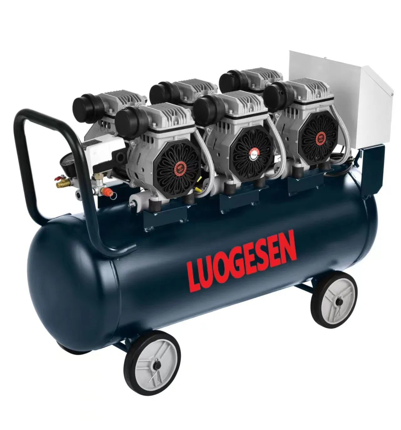 Безмасляный роторный воздушный компрессор 220В 24л