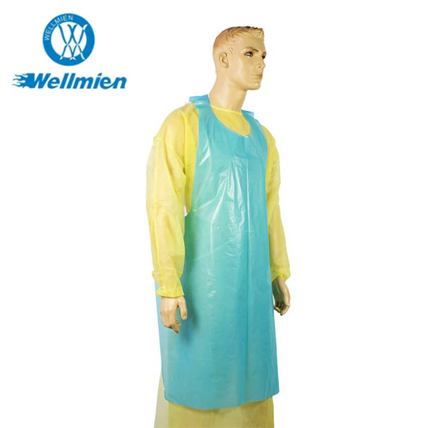 Medical Protective Aprons Disposable HDPE/LDPE Waterproof Plastic PE Apron