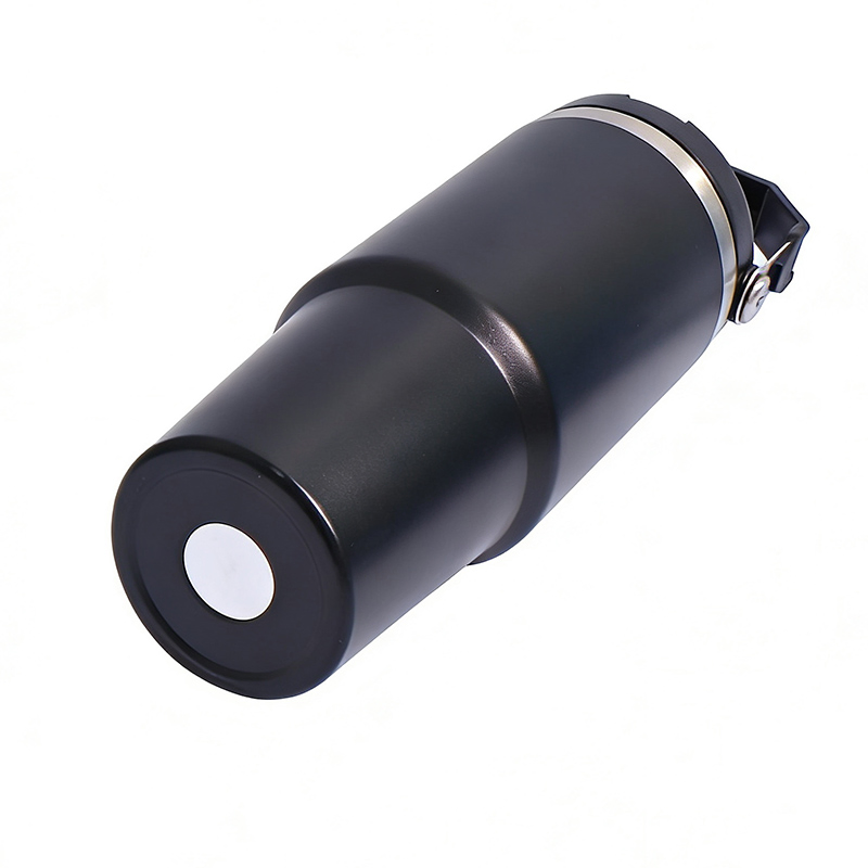 Foska Good Quality 900ml Stainless Steel Sport Water Bottles Black Hot Water Cup for Daily Use