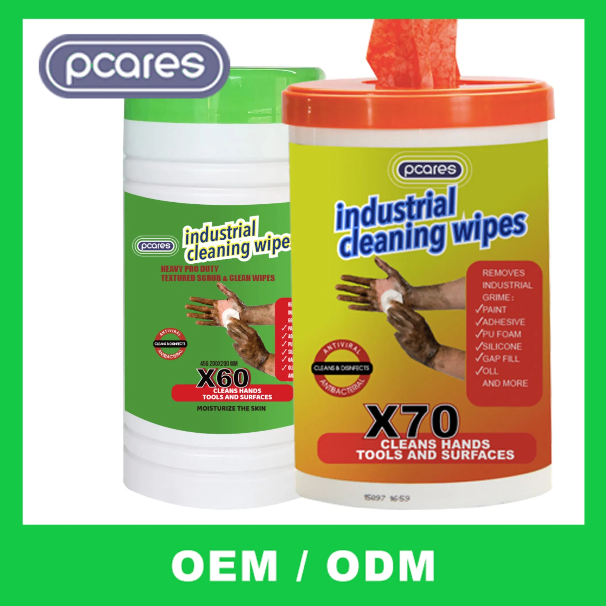 Modern Heavy-Duty Cleaning Wipes for Efficient Grease Removal