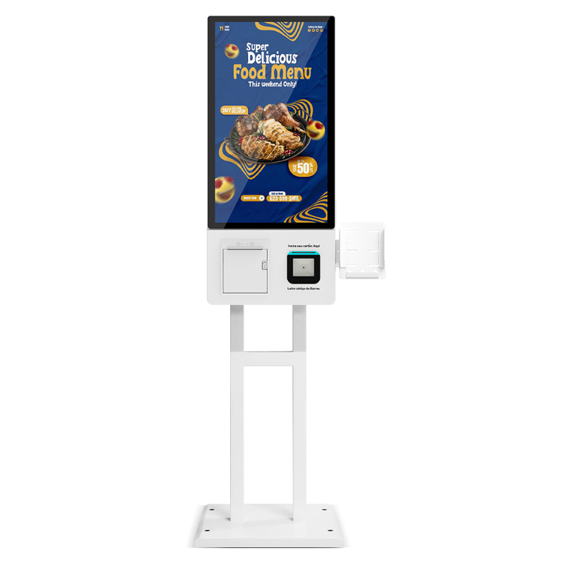 High Performance 1920X1080 Resolution Ethernet Indoor Queuing Payment Kiosks