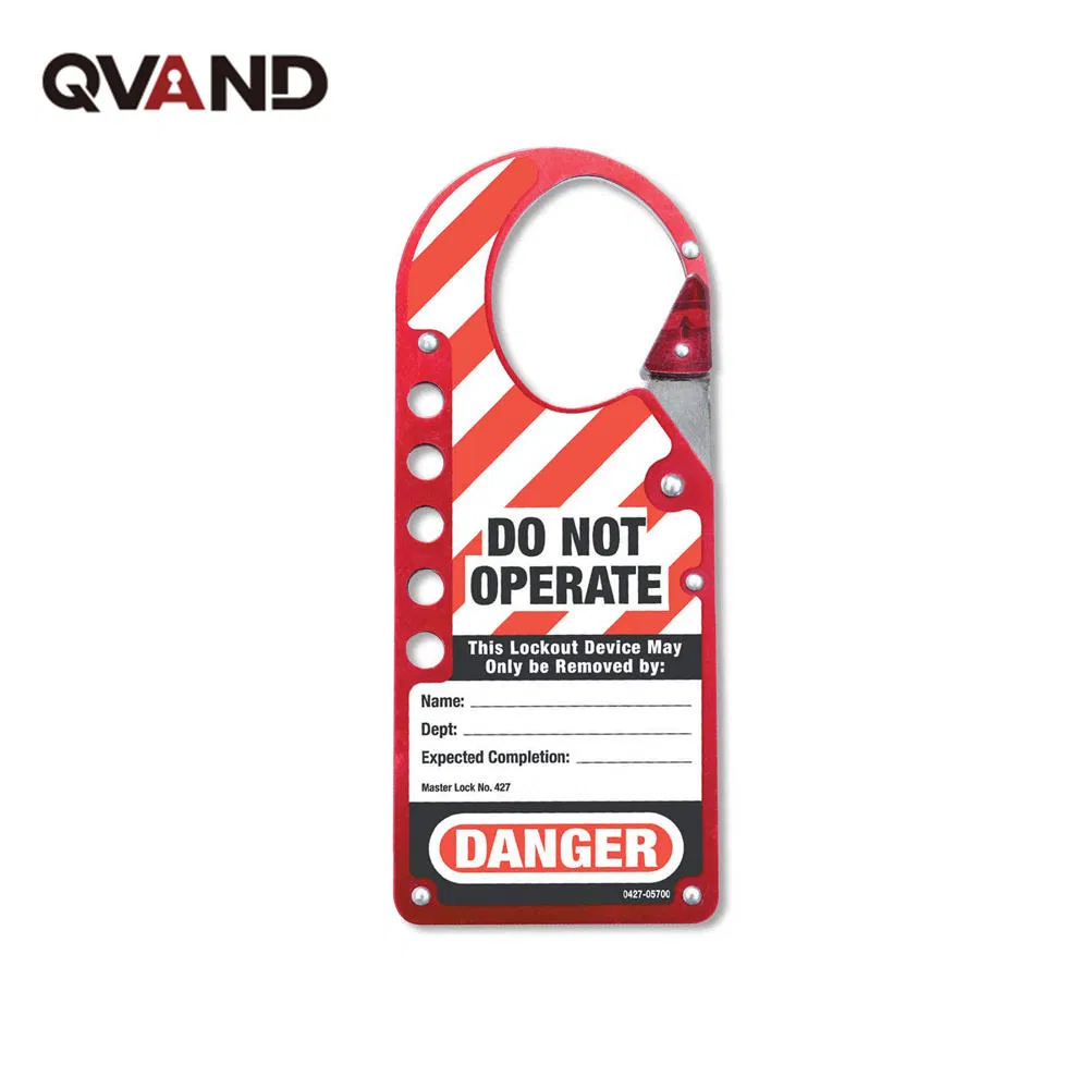 Heavy-Duty Steel Lockout Hasp for Enhanced Equipment Safety