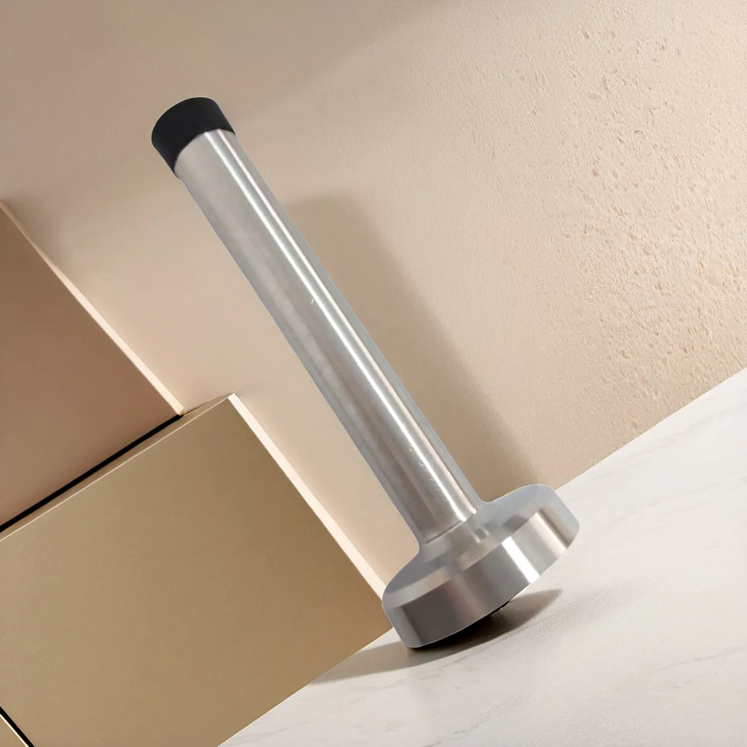 Durable Wall Mounted T Shape Door Stopper - Stainless Steel 304