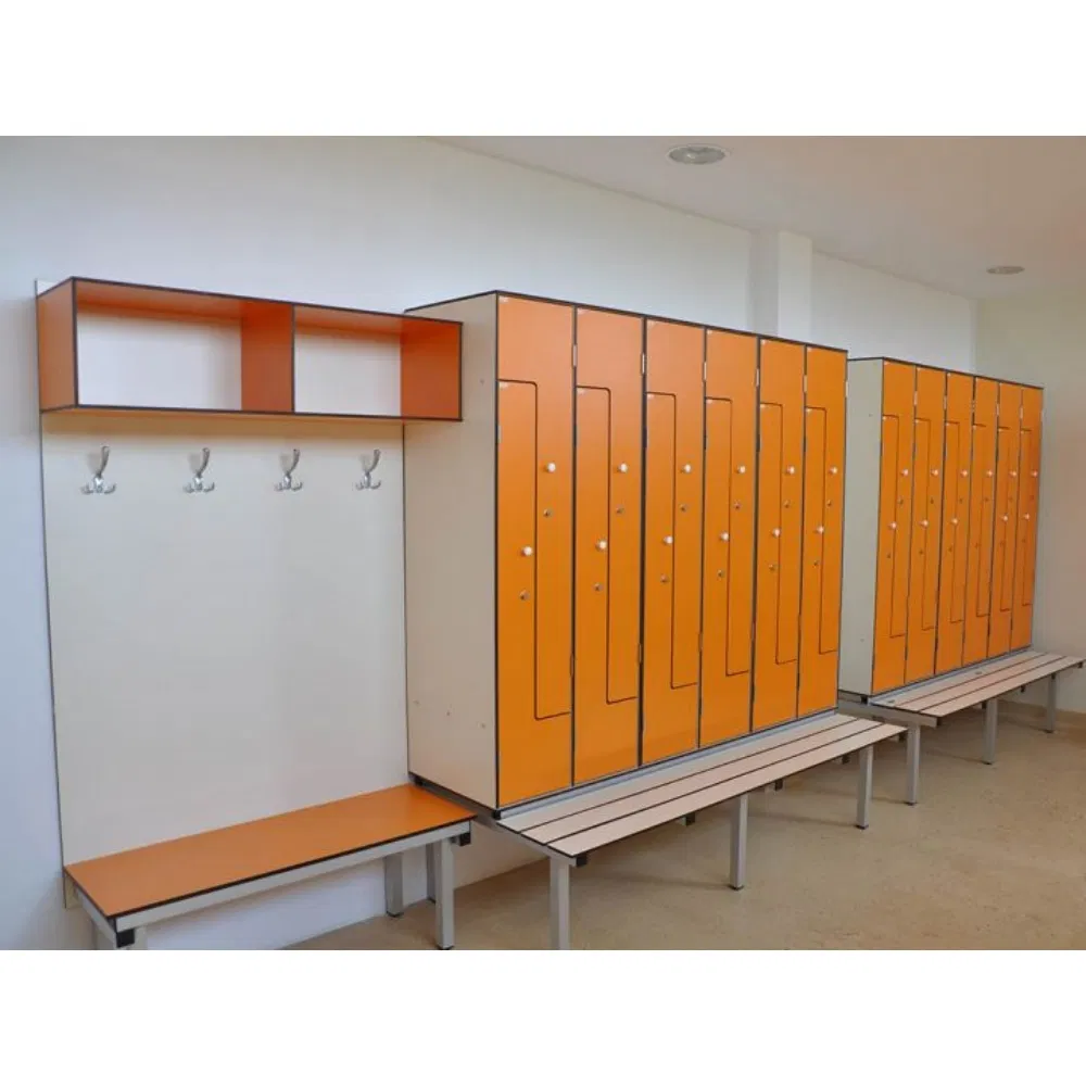 Chemical Resistant HPL Laminate Solid Color Toilet Cubicles System for Toilet Partition
