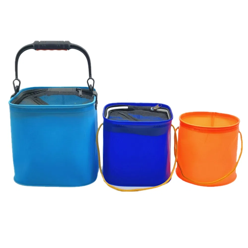 Collapsible Fishing Bucket, Portable Fishing Collapsible Bucket Folding Barrel Bl23457