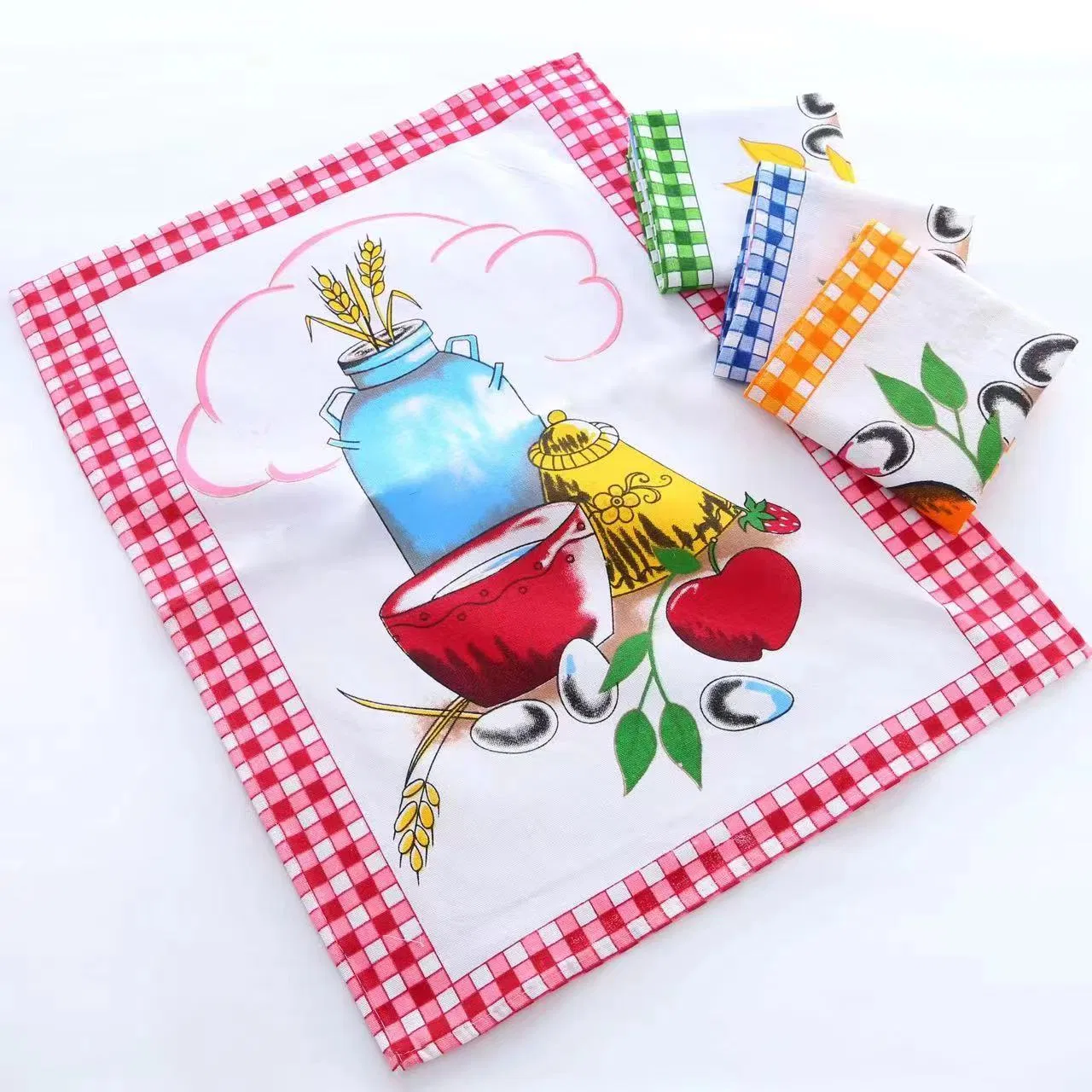 Beautiful and Durable Tea Towel Print Dish Towel Print Kitchen Tea Towel Linen Cotton Digital Printing Kitchen Tea Towel Cleaning Towel Cleaning Cloth