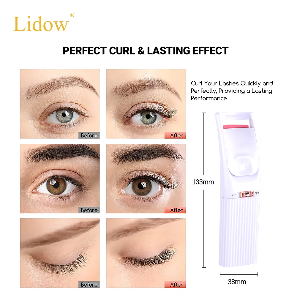 Electric Heated Eyelash Curler for Women