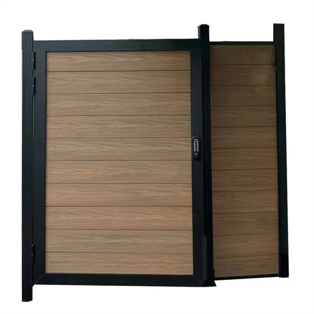 UV Resistant Wood Grain on Both Sides Co-Extrusion 8 Color WPC Doors
