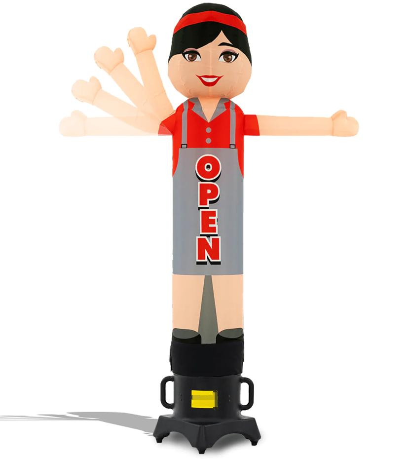 Boyan Custom Size Pattern Inflatable Sign Waving Arm Sky Flying Tube Man