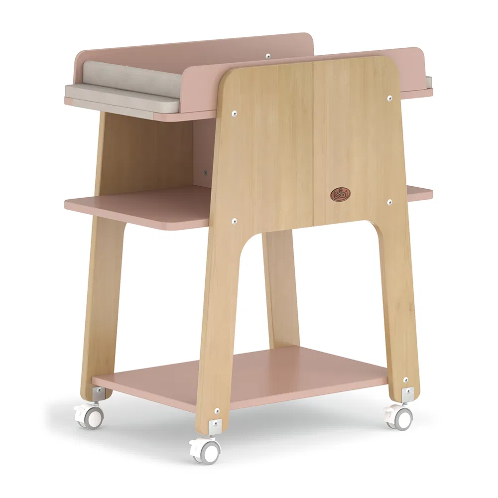 Boori Wooden Nursery Infant Changing Table Diaper Changing Station