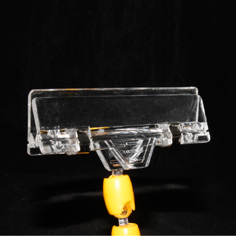 Plastic Memo Price Holder Clip with Strong Magnet Base