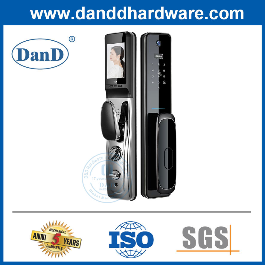 Remote Control Fingerprint Automatic Locking Intelligent Mortise Biometric Camera House Door Lock