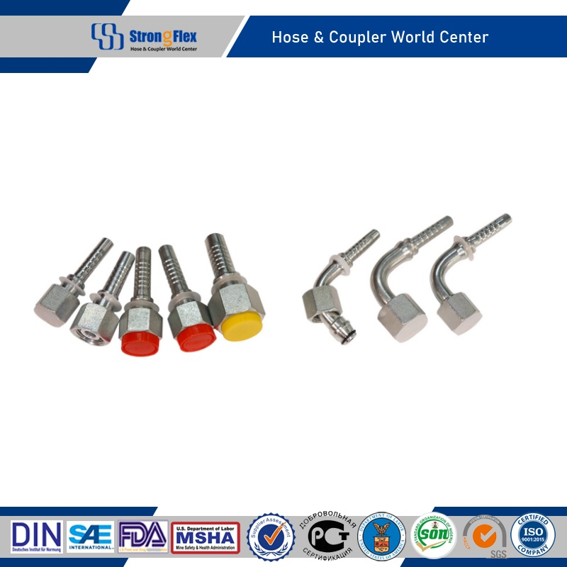 High Pressure Metric Bsp Jic Hydraulic Hose Fitting