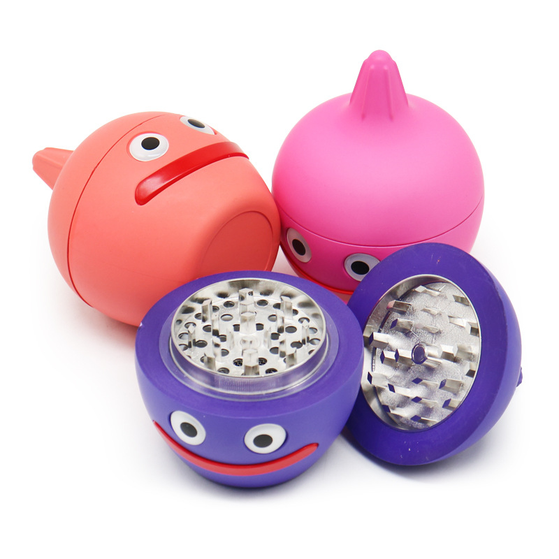 New Zinc Alloy + Plastic Slime Smoking Grinder and Smoking Shredder Tobacco-Making Device