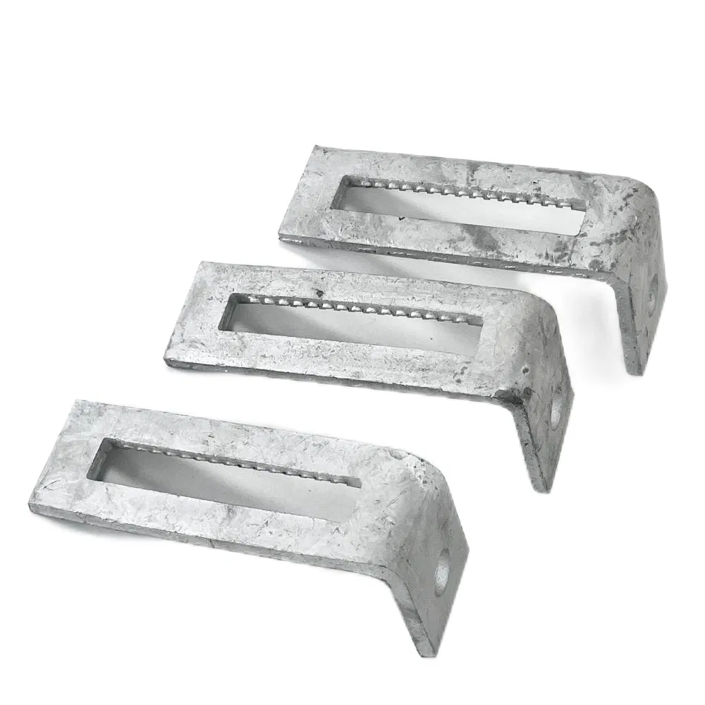 HDG Slotted Angle Plate 2 Hole Adjustable Corner Strut Channel Fitting