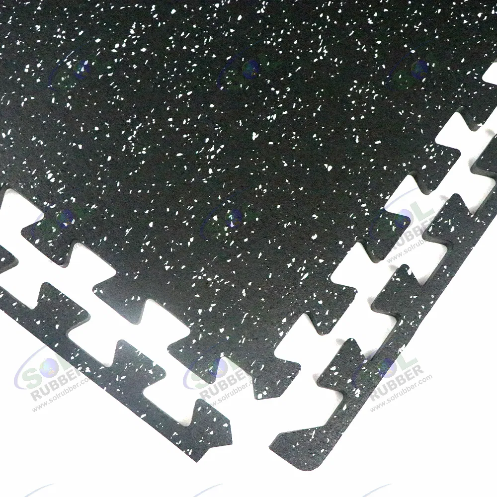 Sol Rubber EVA Foam Mats with Rubber Top Interlocking Floor Tiles Mat