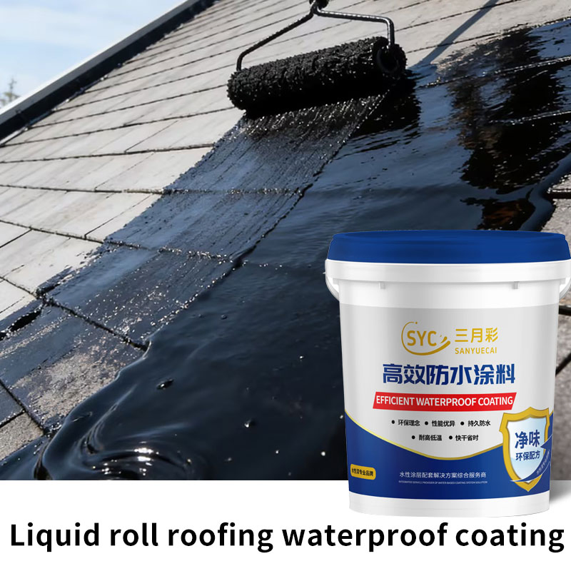 High Elasticity Crack Resistance Liquid Roll Roof Waterproof Coating