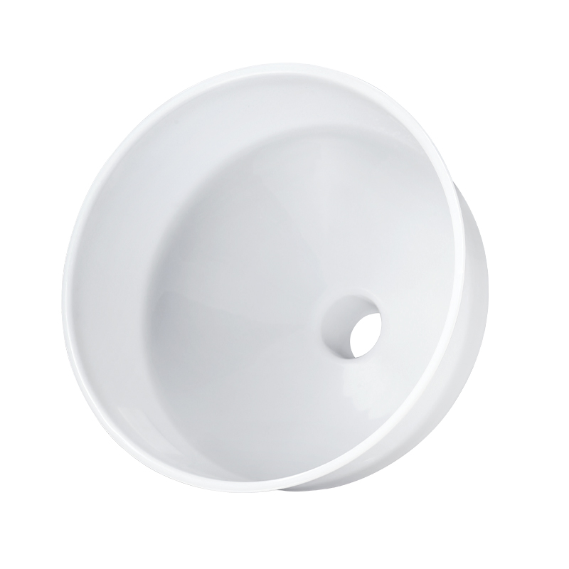 White Large Diameter Industrial Filter Plastic Funnel