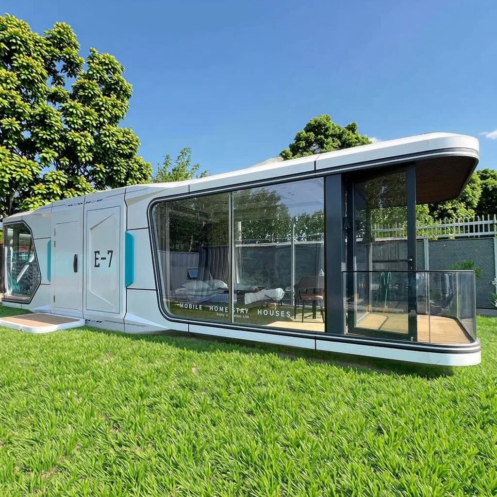 Mobile Homestay Tourism Container Prefab Room Space Capsule House 2 Bedrooms Tiny House Space Capsule