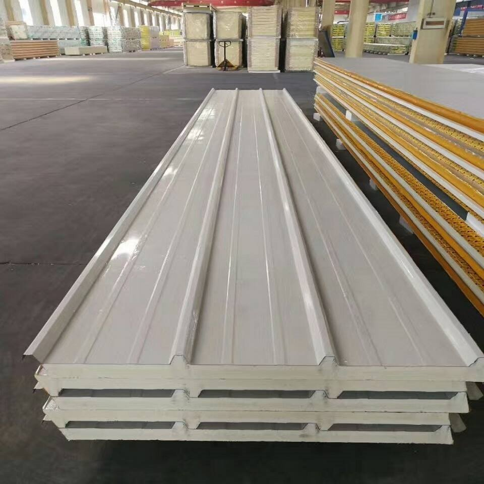 Color Steel Thermal Insulated Rock Basalt Wool Sandwich Panel for Container House, Light Steel Workshops