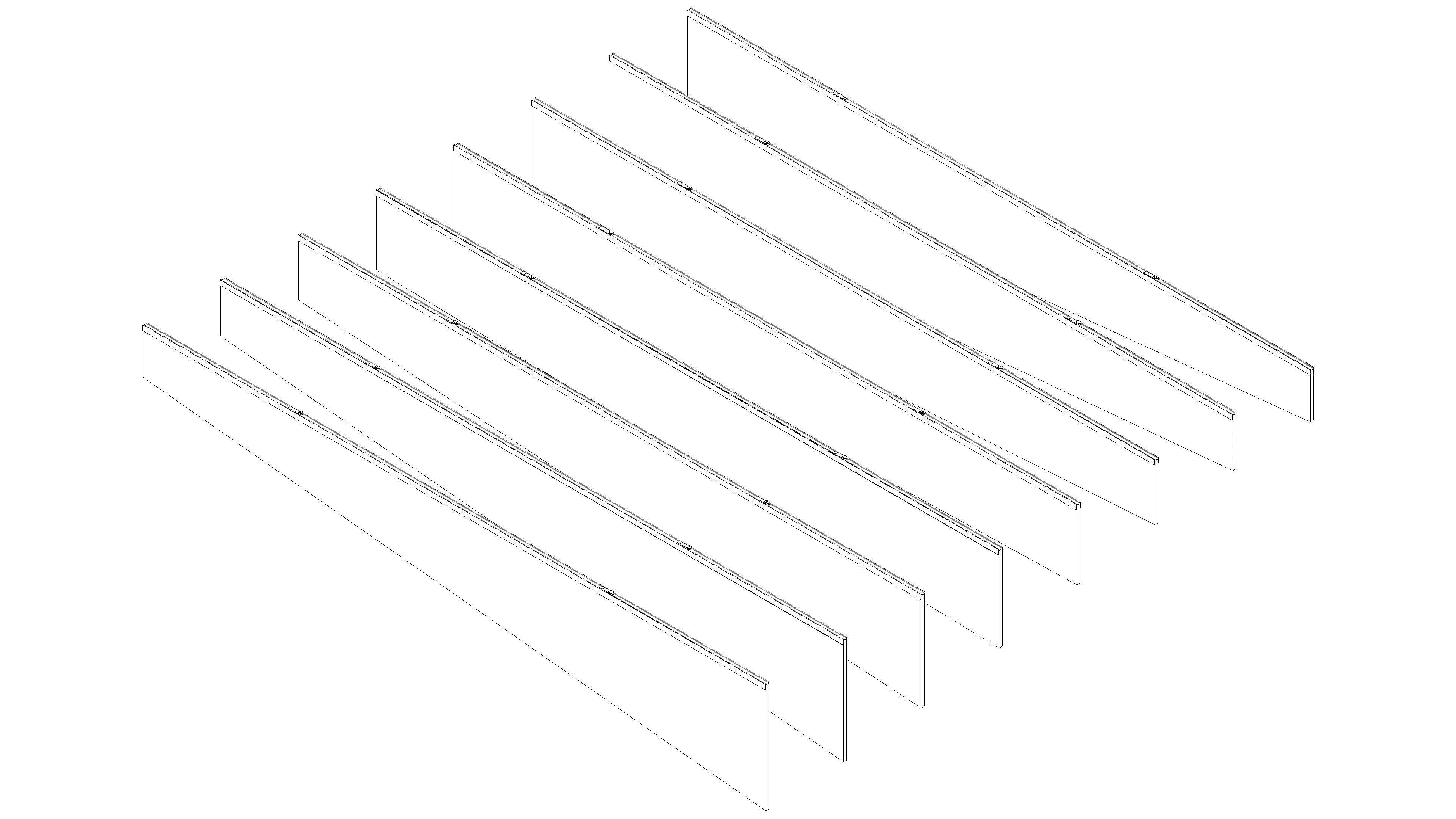 Acoustic Pet Baffle Ceiling for Office Decoration
