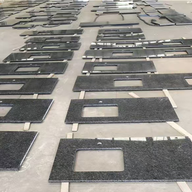 Premium Steel Gray Granite Kitchen Countertop for Modern Homes