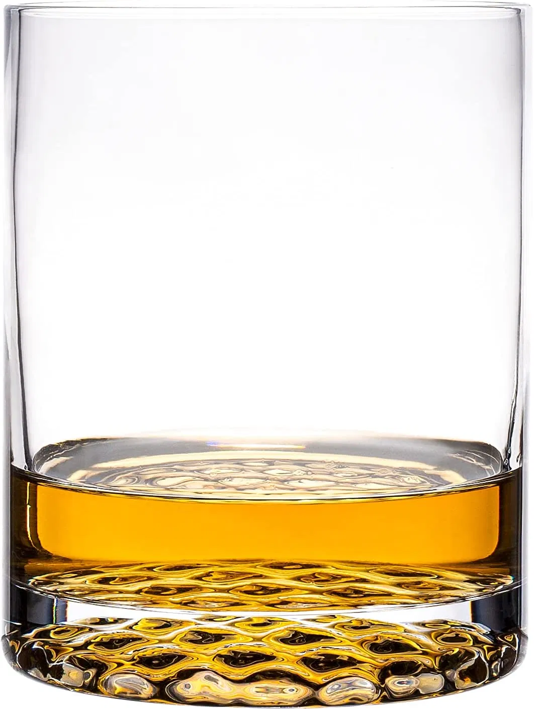 Golf Whiskey Tumblers Premium Gift for Men High Borosilicate Glass Modern Car Decanter Set with 26oz 2 Whiskey Glasses