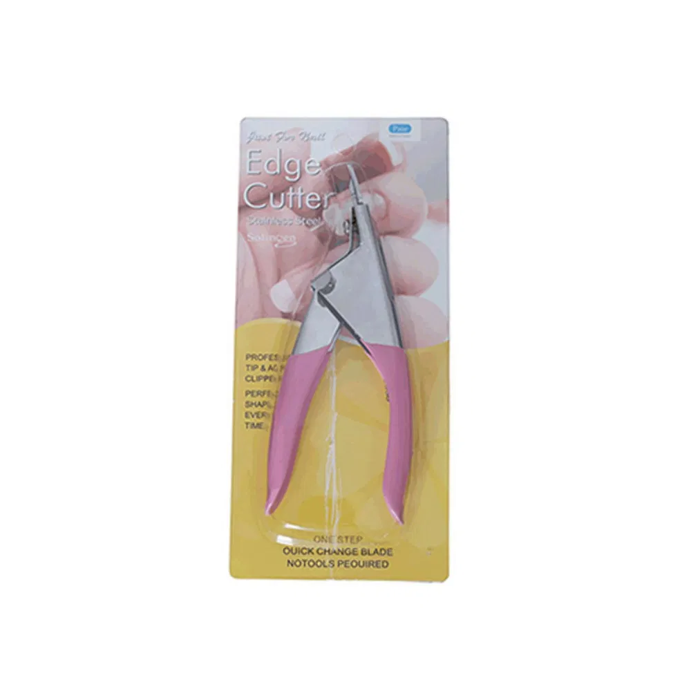 Cross Border Hot Sale Stainless Steel Pink U-Shaped Nail Clippers
