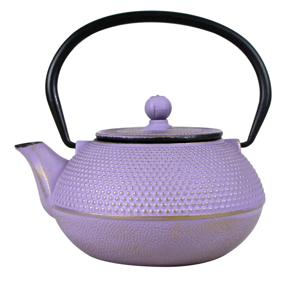 Toptier Japanese Teapot with Stainless Steel Infuser 0.5L Enamel Cast Iron Teapot
