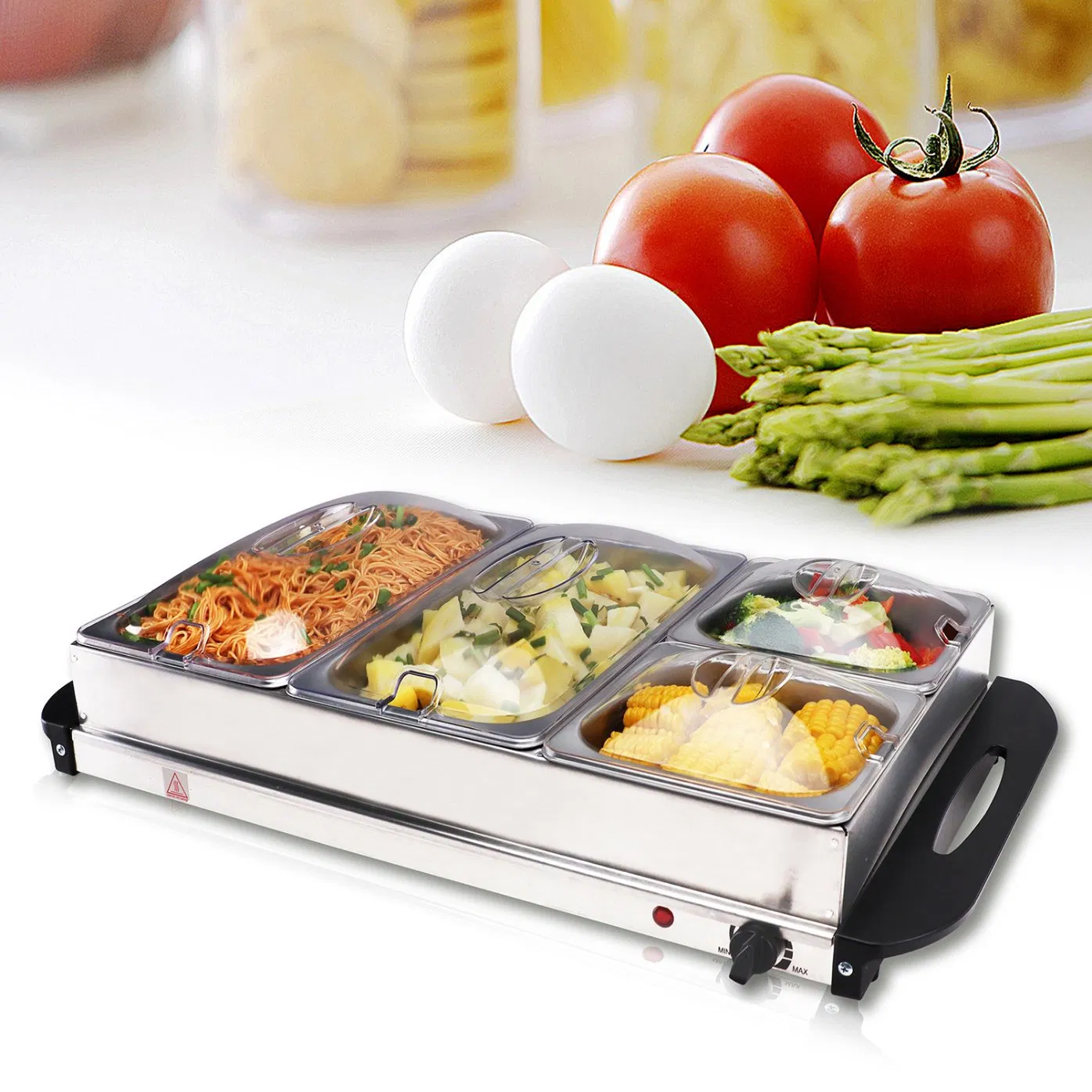 Hot Sell Stainless Steel Shelf Food Warmer Buffet Dish Stove