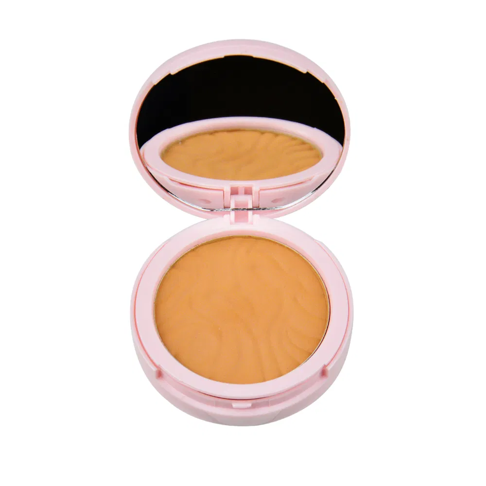 Quality Pressed Powder with Mirror and Powder Puff