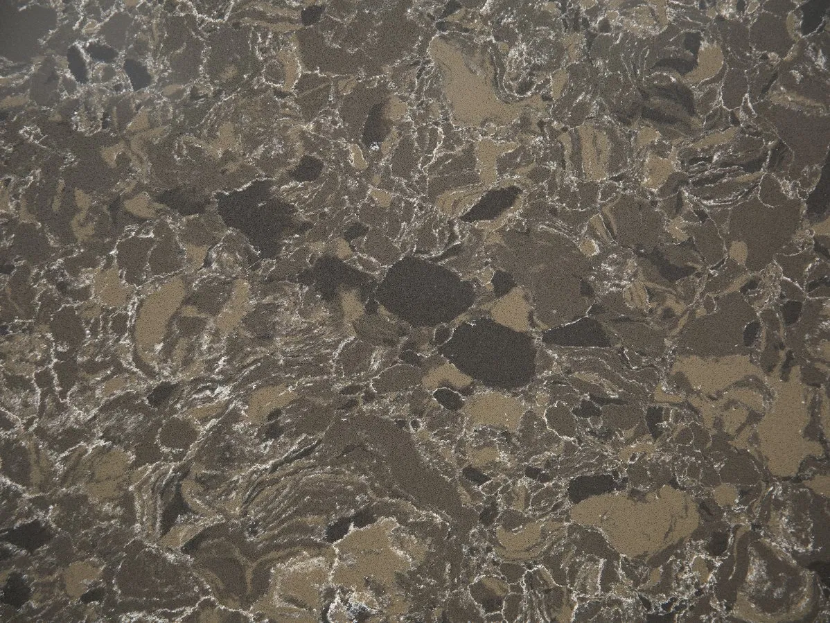 SF-9009 Marble Vein Engineered Quartz Slabs for Floor Wall Countertop