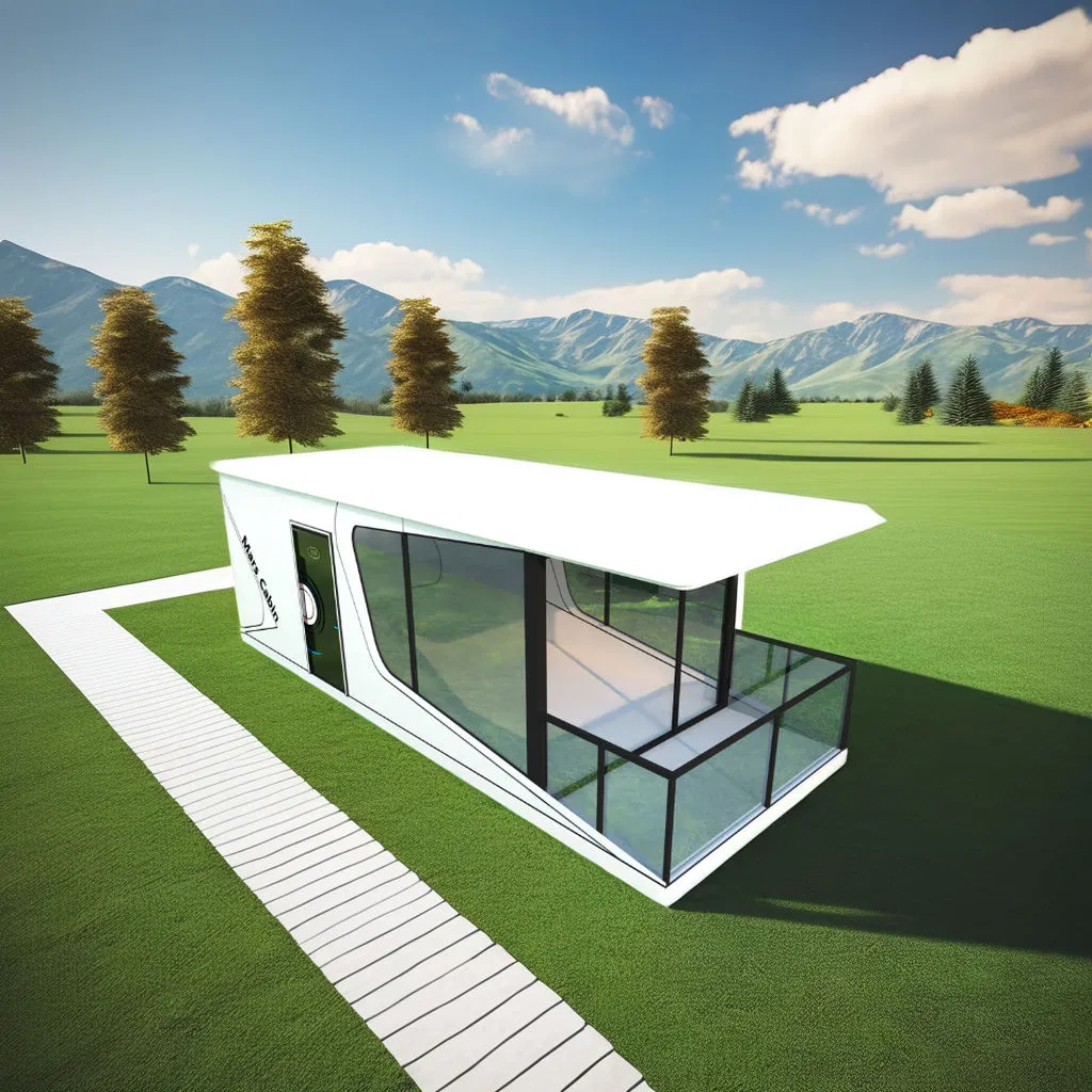 Capsule House Prefab Living Soundproof Smart Eco Capsule Pod House Tiny House with Bedroom and Bathroom