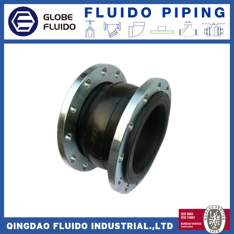Single Sphere Bellow Rubber Expansion Joints with Flanges Pipe Expansion Joints