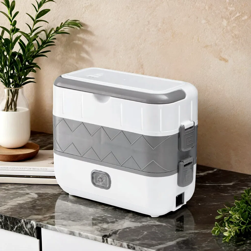 Stylish Compact Electric Lunch Box with Quick Heat Function