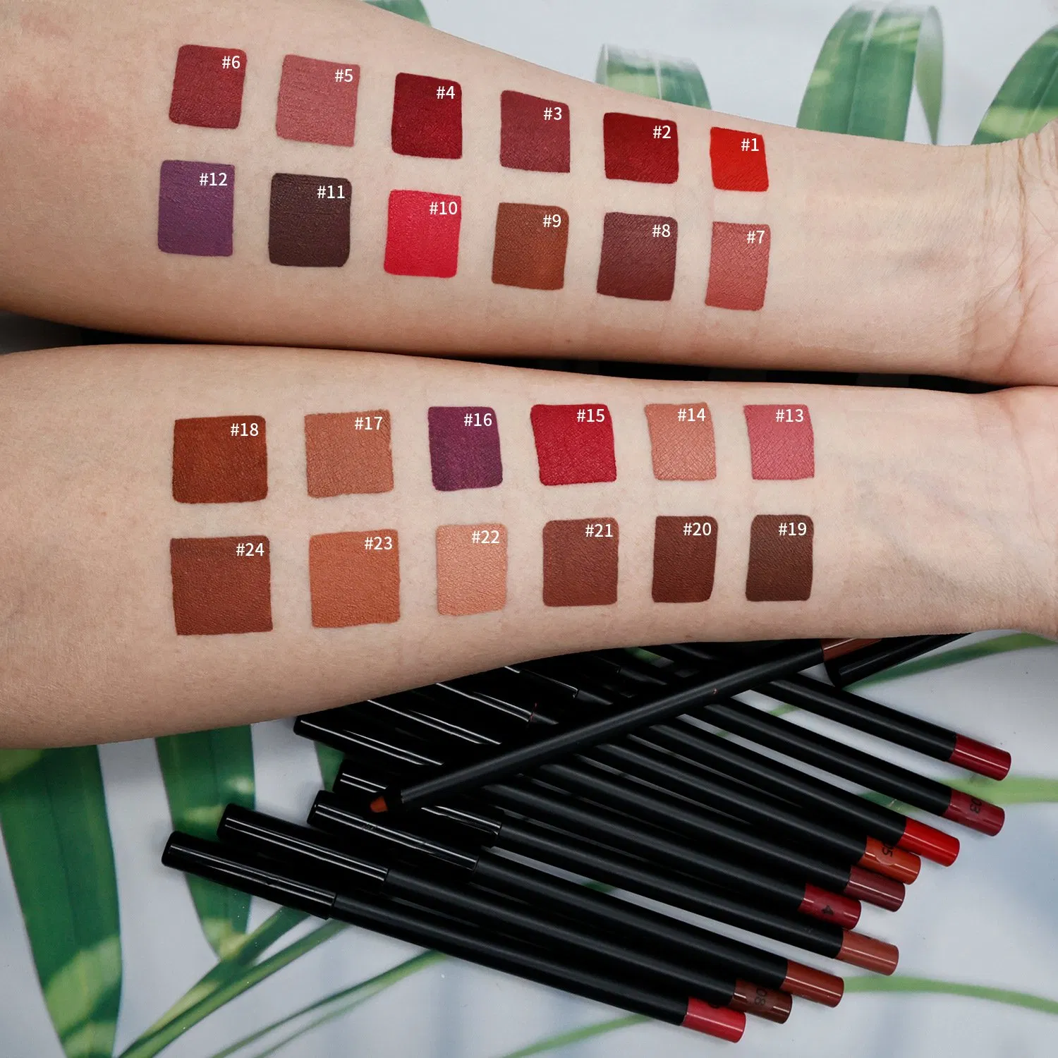 Private Label Long Lasting Cosmetics Creamy Lip Liner Pencil Lipliner
