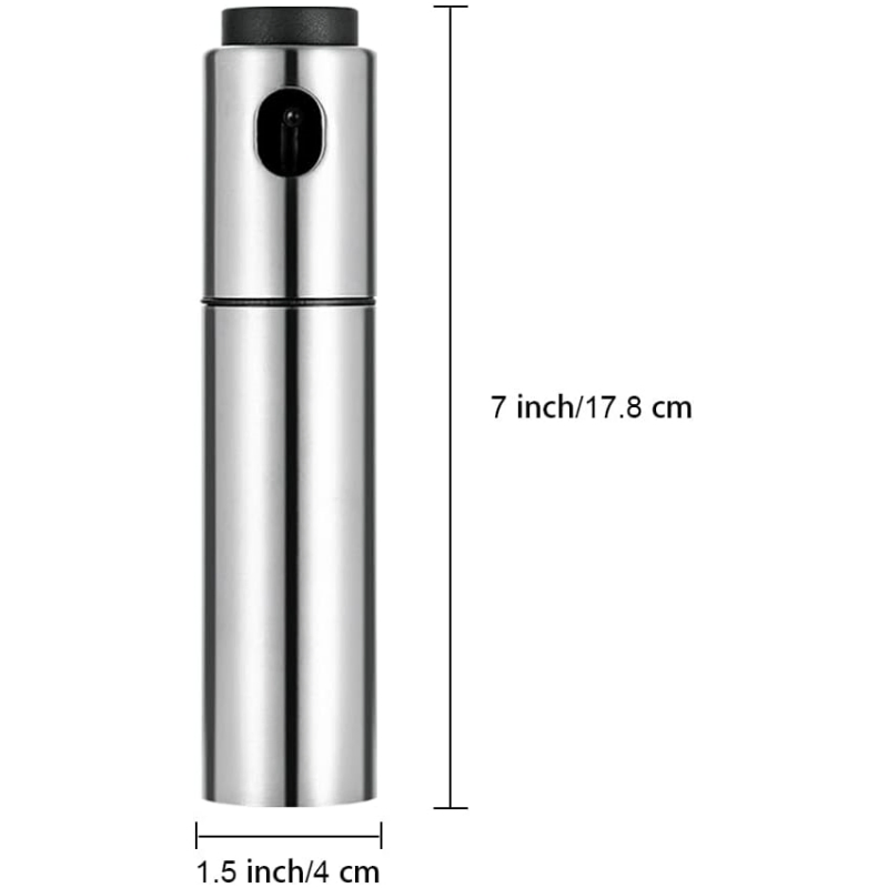 Wholesale Oil Mister Bottle Hand Press Stainless Steel Olive Oil Sprayer for Kitchen Salad Barbecue