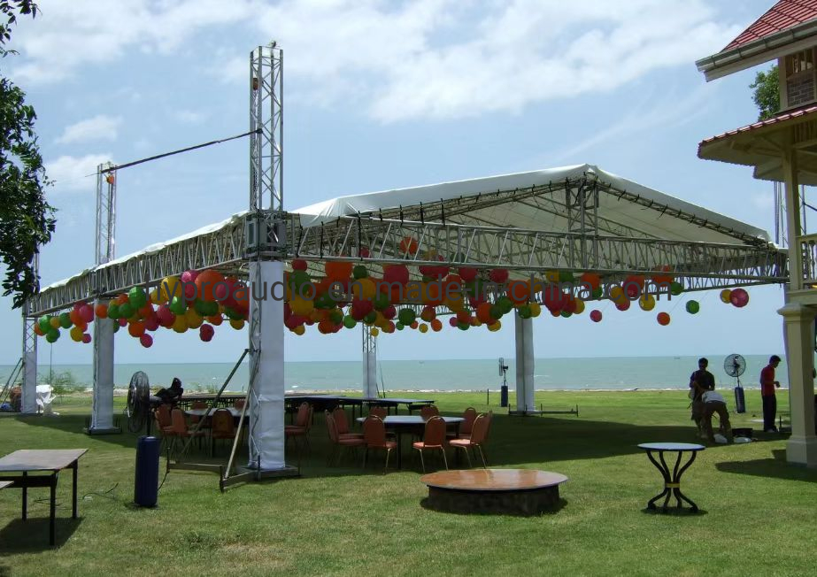 Aluminum High Quality Truss and Stagespeaker Tower Truss with Line Array Speaker