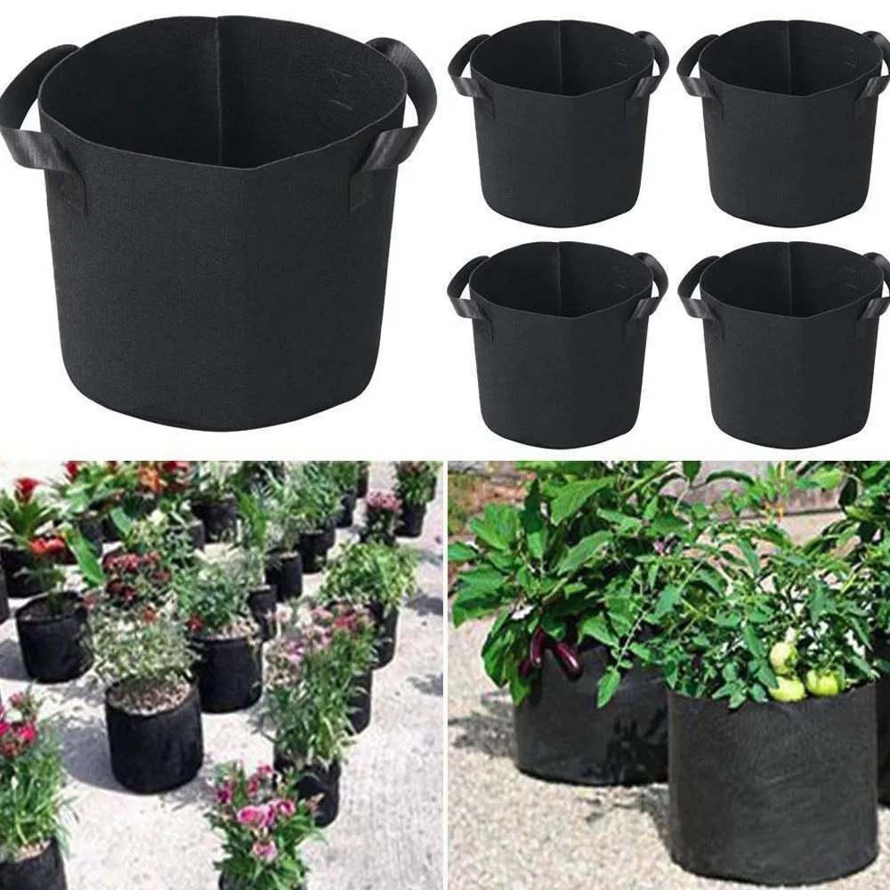 3 Gallon/5 Gallon/7 Gallon/10 Gallon Promotional Recycled Recycle Reusable Different Gram Weight Different Color Flower Pot