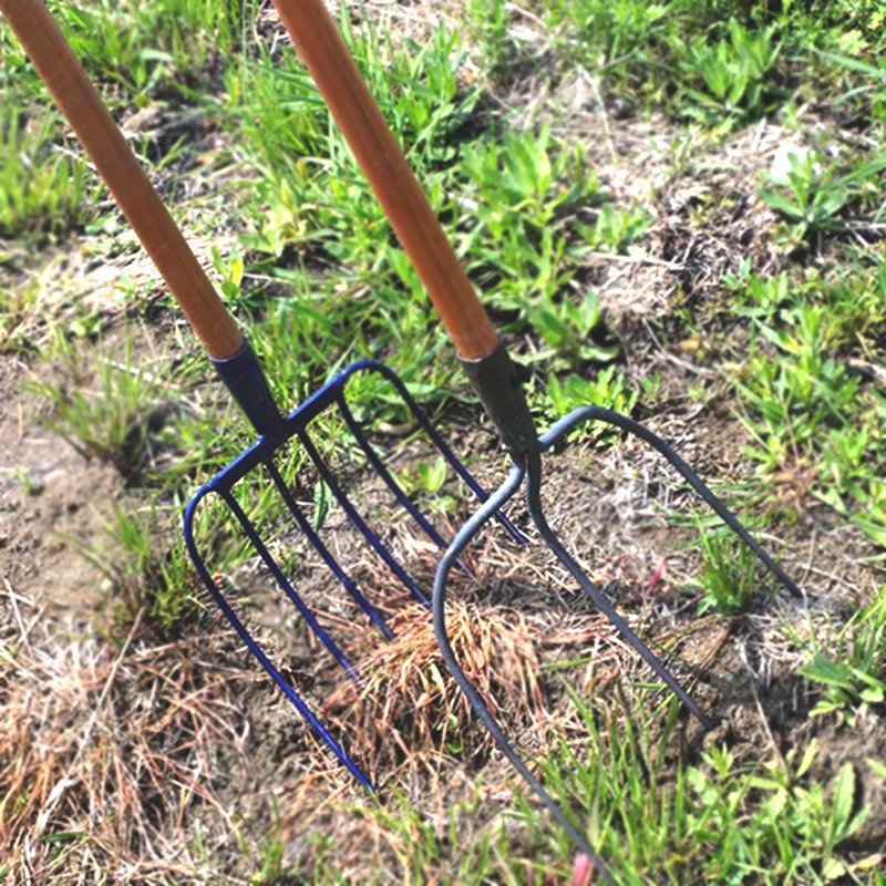 Digging Tree Spading Hay Wood Weeding Agriculture Farm Tool Pitch Fork Head