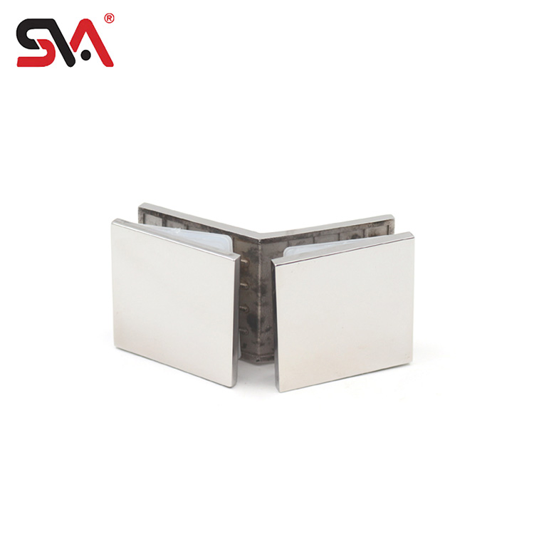 135 Degree stainless Steel Glass to Glass Bathroom Clamp