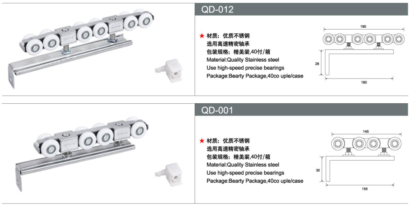 Professional Rimmed Steel Hanging Wheel (QD-326)