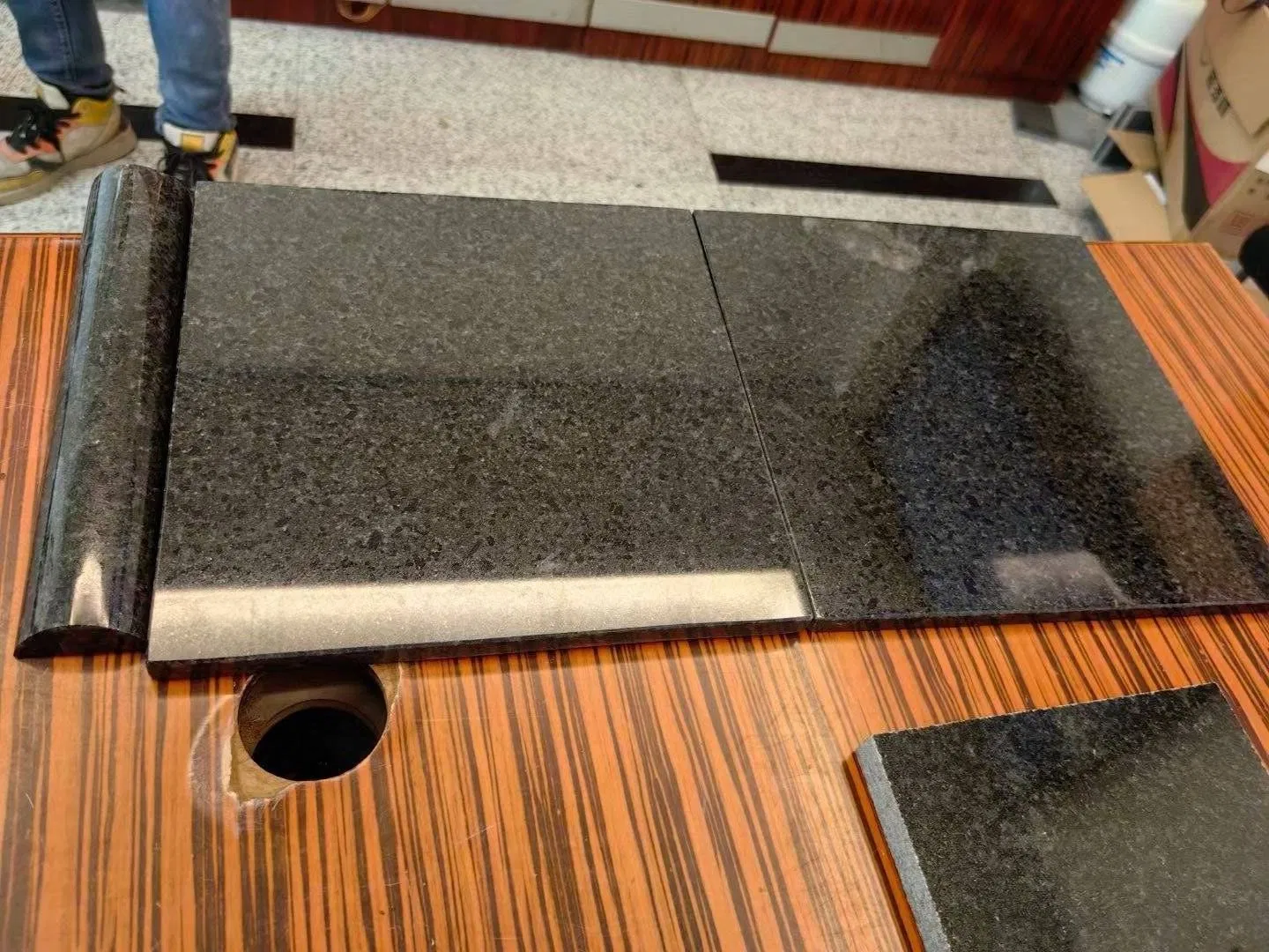 Zimbabwean Black Antique: Sleek Black Granite for Modern Kitchen Islands, Bathroom Walls, Outdoor Patios, Wall Features, and Fireplace Mantels