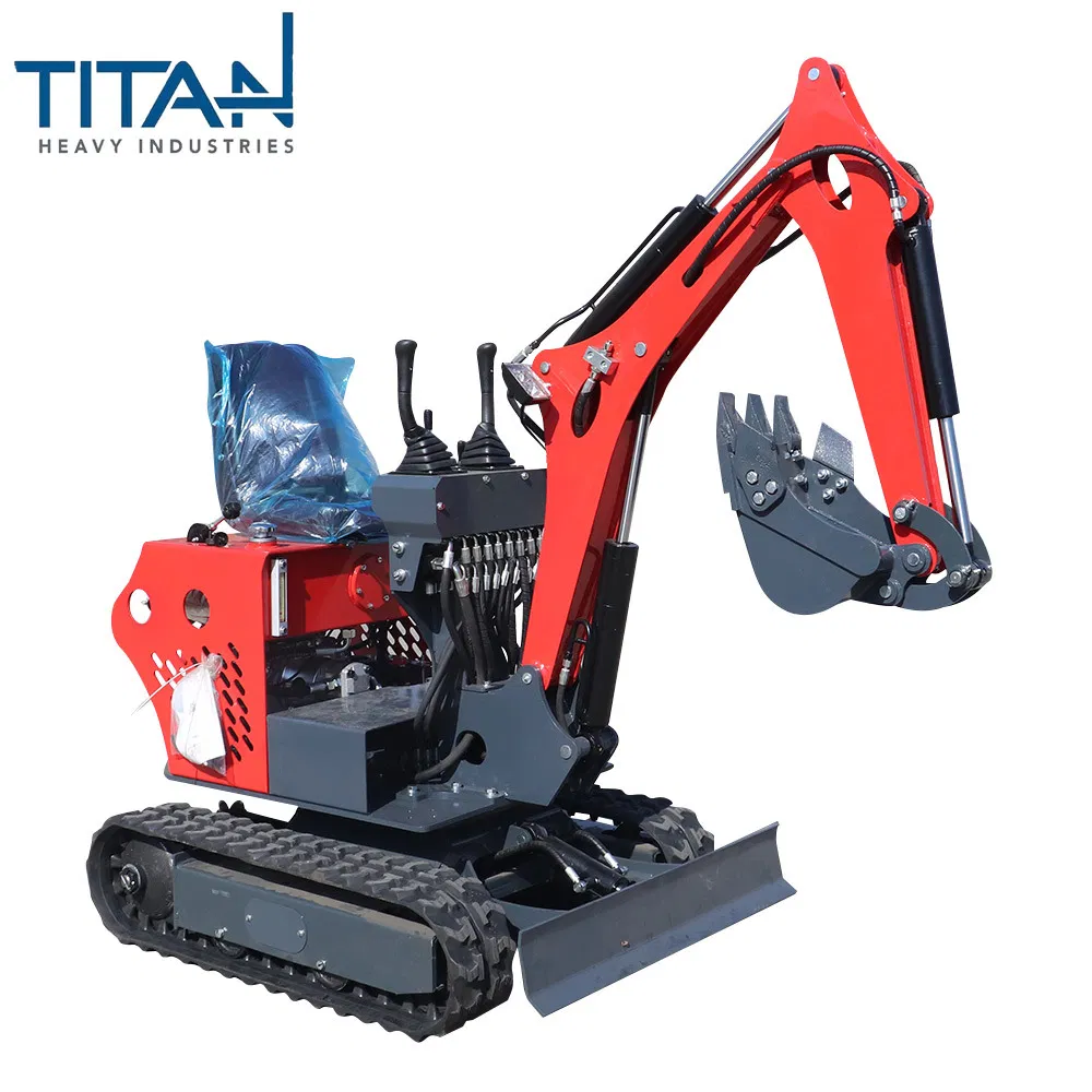 China Titan famous TE08  0.8ton mini crawler excavator at best price