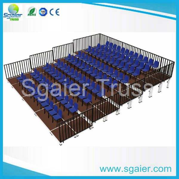 High Quality aluminum Bleach, Sports Events Outdoor Bleacher, University Sports Competition Groundstand Chairs