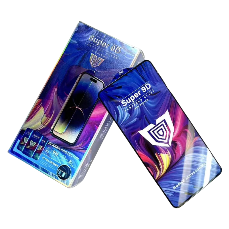 Factory Direct Anti-Explosion Anti-Static Super 9d Silk Premium Tempered Glass Screen Protector 17/17 PRO/17 Air/17 PRO Max