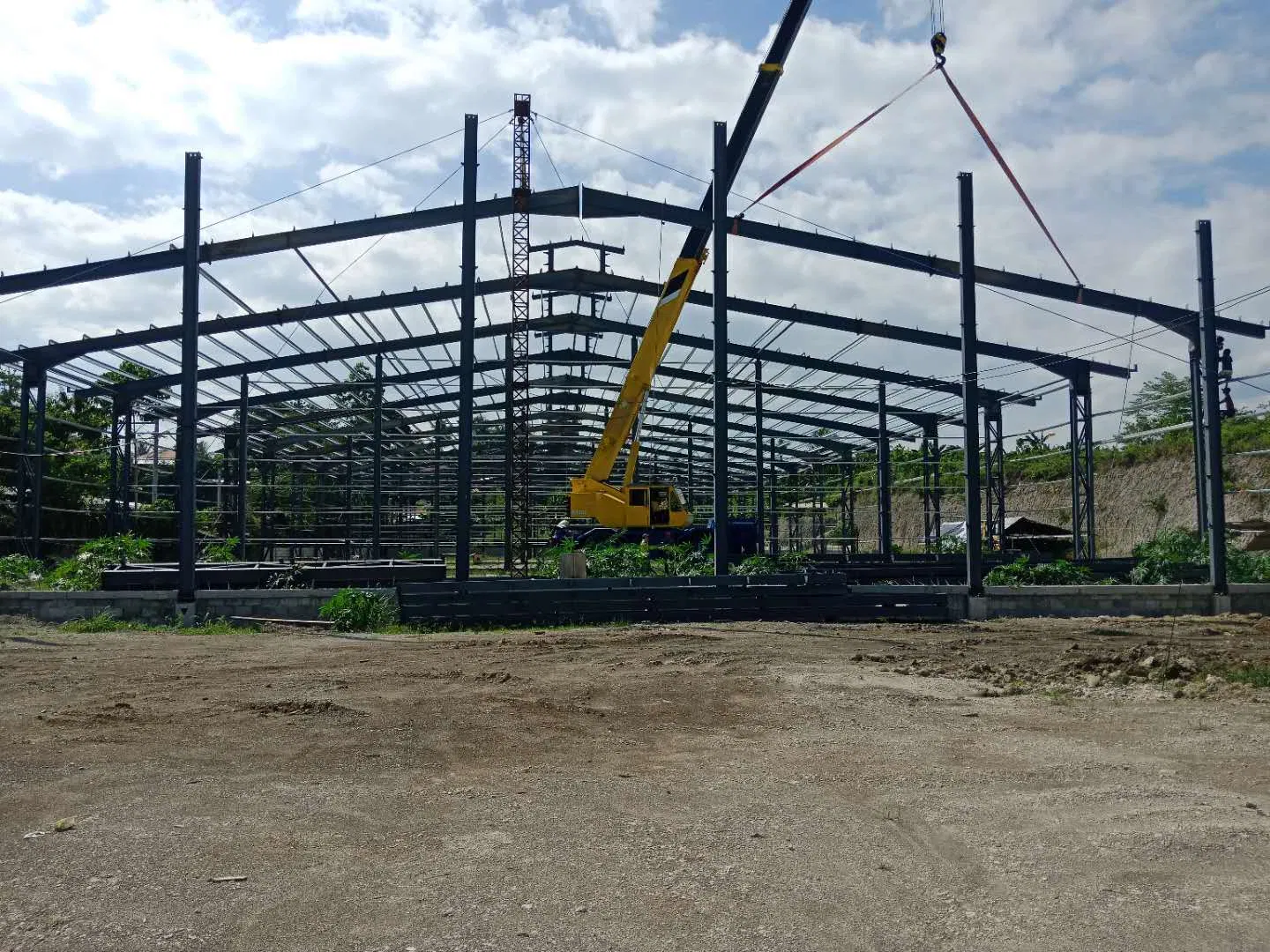 Light Steel Structural Construction Building Prefab Warehouse Prefabricated Aircraft Hangar Steel Structure Plant Steel Building